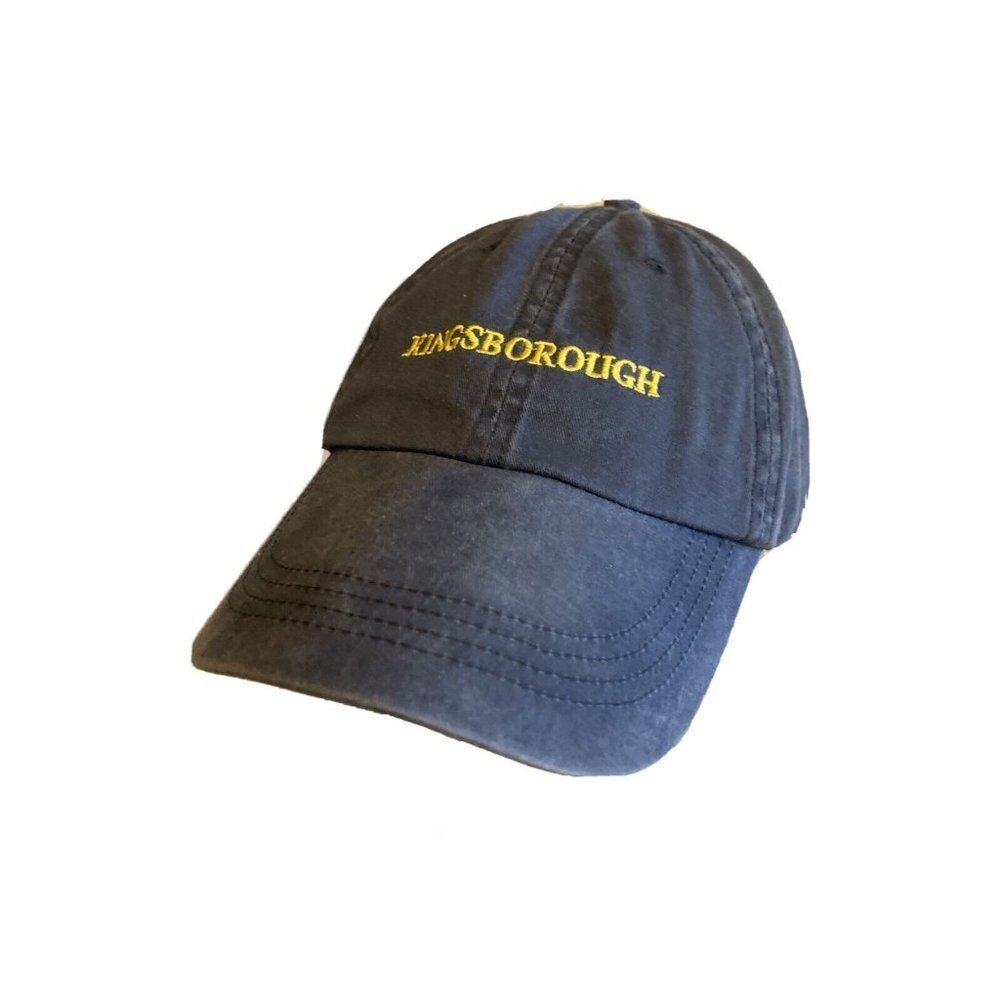Kingsborough Brooklyn New York Adjustable Hat Cap Blue Worn‎